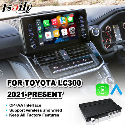 Lsailt Wireless Android Auto Carplay-Schnittstelle für 2021-2024 Toyota Land Cruiser 300 GX GXL AX LC300