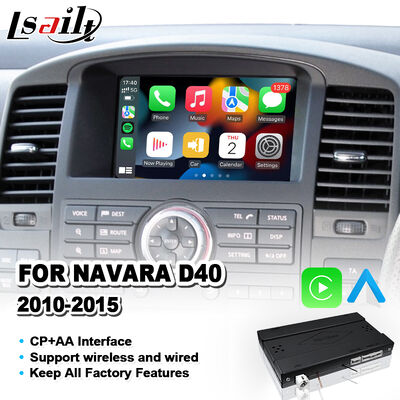 Lsailt Wireless Android Auto Carplay-Schnittstelle für 2010-2015 Nissan Navara D40