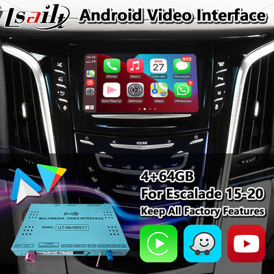 Lsailt Android Carplay Video Interface für Cadillac Escalade CUE System 2015-2020