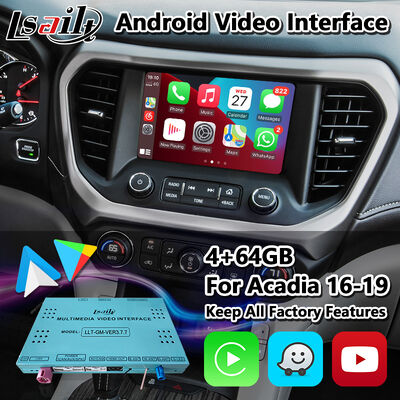Lsailt Android GPS Navigationssystem CarPlay-Schnittstelle für 2016-2019 GMC Acadia Intellilink-System