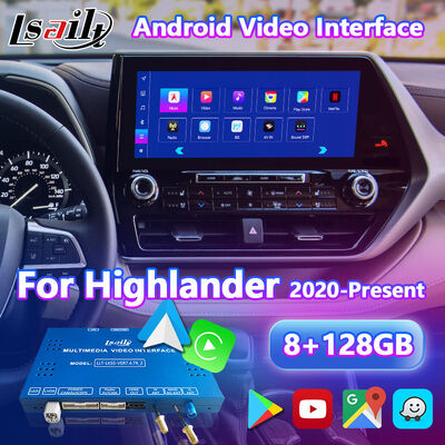 Lsailt Android Car Navigation Multimedia-Video-Schnittstelle für den aktuellen Toyota Highlander