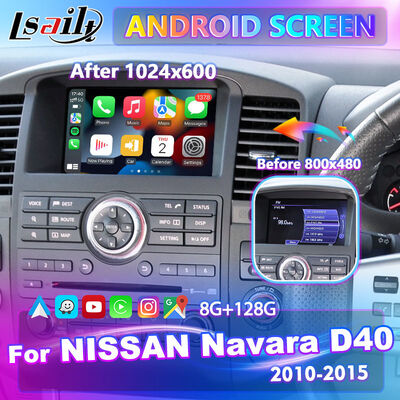 Lsailt Android Carplay Multimedia-Bildschirm für 2010-2015 Nissan Navara D40