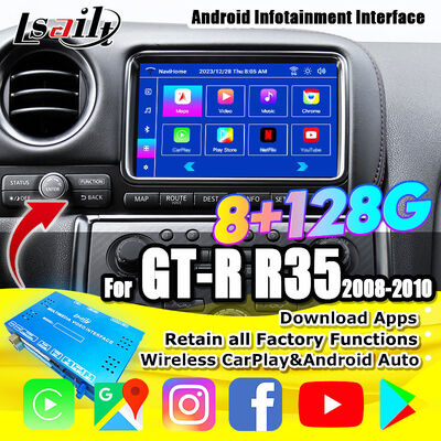Sechs-Kern Android-Selbstschnittstelle GPS-Navigation für Unterstützung Waze Yandex Youtube, Cadillacs XTS Panorama 360 durch Lsailt