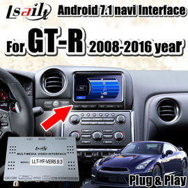 Android-Selbstschnittstelle für GT-r 2008-2016 mit Navigationsanlage Androids 7,1, Radioapparat carplay durch Lsailt