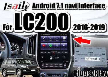 Selbstschnittstelle Lsailt Android für Land Cruiser 2016-2019 LC200 mit eingebautem CarPlay, YouTube, GPS-Navigation