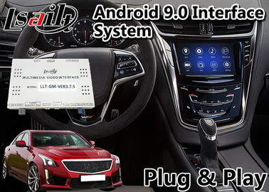 Auto-Videoschnittstelle Cadillacs Android 9,0 für CTS-STICHWORT System 2014-2020-jährige GPS-Navigation Carplay