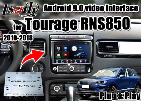 Multimedia-Videoschnittstelle Lsailt CarPlay&amp; Android für Unterstützung YouTube, Google-Spiel Tourage RNS850 2010-2018