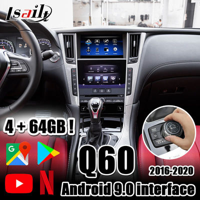 Lsailt 4GB CarPlay/Android-Selbstschnittstelle mit Android-Auto, YouTube, Netflix, Yandex für Infiniti 2016 jetzt Q50 Q60