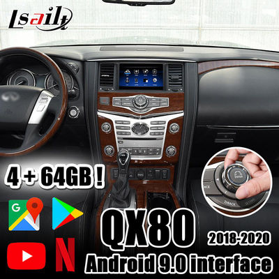 Videoschnittstelle CarPlay/Androids mit YouTube, Netflix, waze, Android Selbst-4GB für 2018-Infiniti QX50 QX80