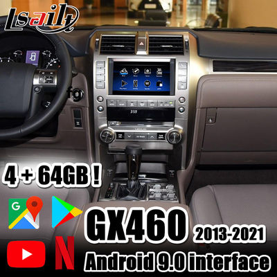 Lsailt PX6 Lexus Video Interface für GX460 schloss CarPlay, Android-Auto, YouTube, Waze, NetFlix 4+64GB mit ein