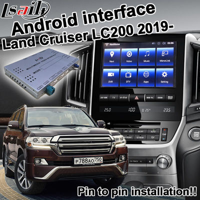 Auto-Videoschnittstellen-Verbesserung Carplay Android des Toyota Land Cruiser-LC200 Selbstlanglebiges gut