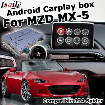 Carplay Selbstkasten Mazdas MX-5 MX5 FIAT 124 Android mit Mazda-Ursprungsgriffsteuervideoschnittstelle