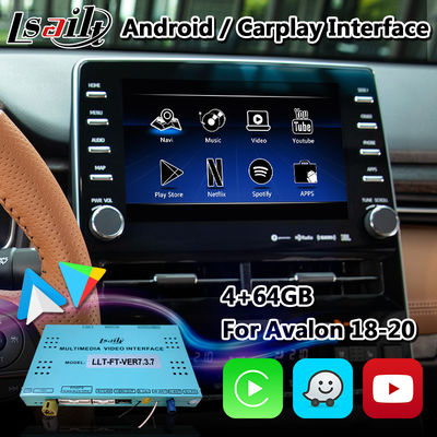 Schnittstelle Lsait 4+64GB Android GPS-Navigation für Toyota Avalon Camry RAV4 Panasonic