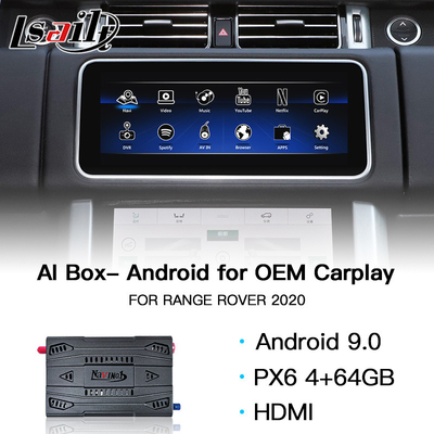 Waggon-Multimedia-Spieler Android PX6 64GB Carplay AI für Range Rover