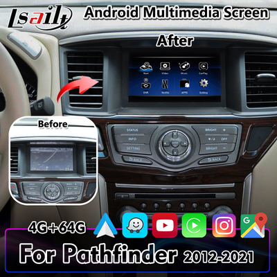 Lsailt Android Carplay Video Interface Car Multimedia Screen für Nissan Pathfinder R52