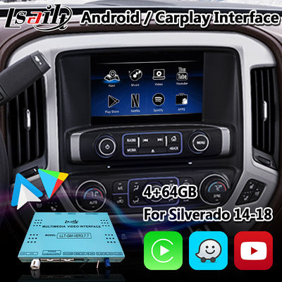 Lsailt Android Navigation Multimedia-Schnittstelle für 2014-2019 Chevrolet Silverado 1500 2500 3500 Mylink System