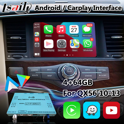 Drahtloses Carplay Android Car Multimedia Video Interface für Infiniti QX56 2010-2013