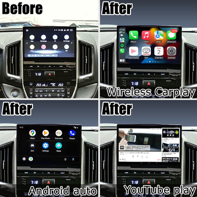 Auto Android 13 Navigationsbox für Toyota LC200 GXR Fujitsu Einheit Carplay waze youtube Rückansicht usw.