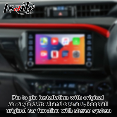 Toyota Hilux Android 13 Multimedia-Video-Schnittstelle drahtlose Carplay Android Auto Touch 3