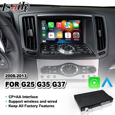 Drahtlose Android Auto Carplay Schnittstelle für Infiniti G25 G35 G37 Skyline 370GT 350GT (V36) Jahr 2008-2013