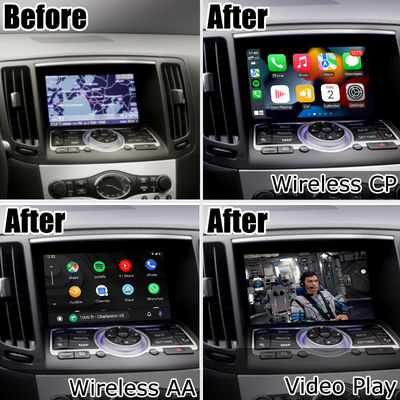 Wireless Carplay Android Auto für Infiniti G37 G25 Q40 Q60 370GT Skyline 08IT