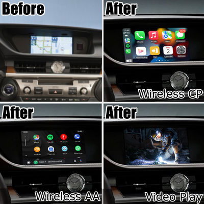 Lexus ES ES350 ES250 ES300h Wireless Carplay Android Auto Screen Mirroring Box Modul Lsailt