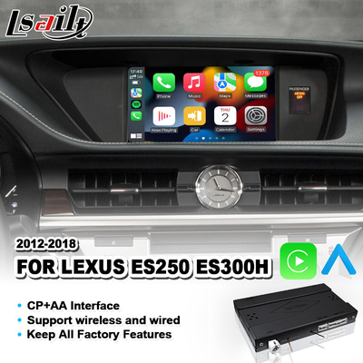 Drahtlose Android Auto Carplay-Schnittstelle für Lexus ES 250 300H 350 200 Maussteuerung 2012-2018 ES250 ES350
