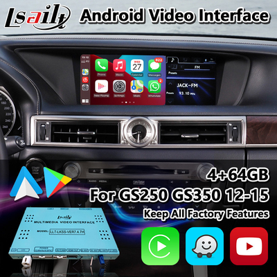 Lsailt Android Car Video Interface für Lexus GS250 GS350 GS450h GS300h GS L10 2012-2015