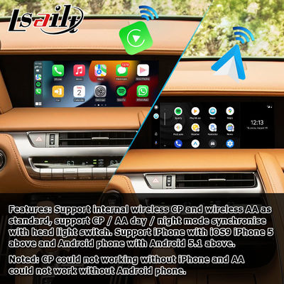 Lexus LC LC500 LC500h drahtlose Android Auto Carplay Medienoberfläche