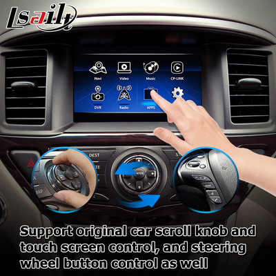 Drahtloser Selbstnavigations-Kasten Carplay Android für Nissan Pathfinder R52 2017-2021