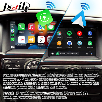 Drahtloser Selbstnavigations-Kasten Carplay Android für Nissan Pathfinder R52 2017-2021