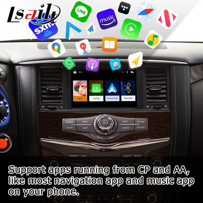 Nissan Patrol Y62 drahtlose carplay androide Selbst-Soem-Artverbesserung durch Lsailt