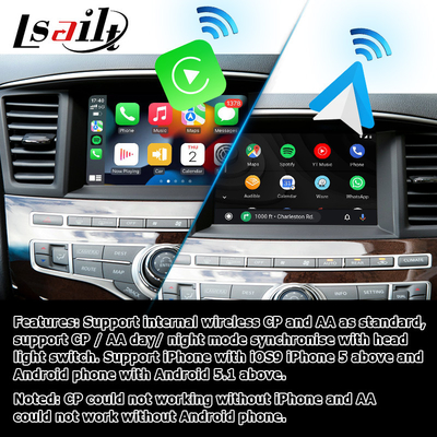 Infiniti QX60 Soem-Artdrahtlose carplay androide Selbstverbesserung