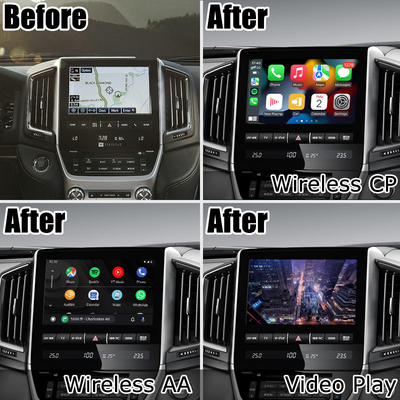Toyota Land Cruiser LC200 Soem-Artdrahtlose carplay androide Selbstmultimedia schließen Verbesserung an