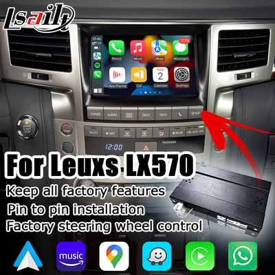 Lexus LX570 drahtloser Carplay Android Selbst-Soem-Artverbesserungs-Schnittstellenkasten