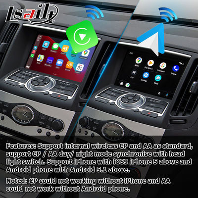 Plug-and-Play Infiniti G37 G25 Q40 Wireless CarPlay Android Auto Modul Video-Interface-Box Navihome