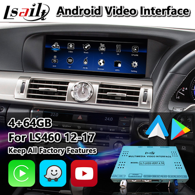 Multimedia-Videoschnittstelle Lsailt Android für F-Sport AWD 2012-2017 Lexuss LS460 LS600h LS