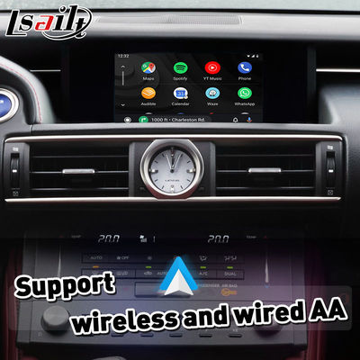 Lsailt Wireless Carplay-Schnittstelle für Lexus RCF RC300 RC200t RC300h RC350 RC Knob Control 2014-2018 IS RX NX