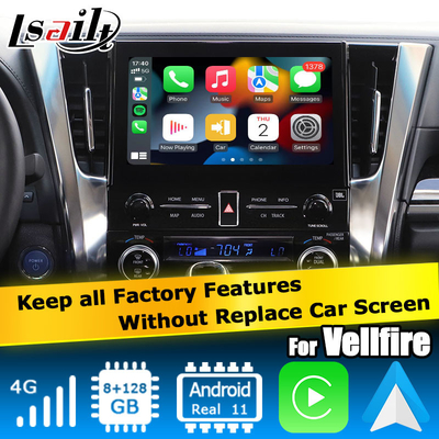 Toyota Alphard Vellfire AH30 Serie Android Carplay Schnittstellenbox Qualcomm 6125 8+128GB