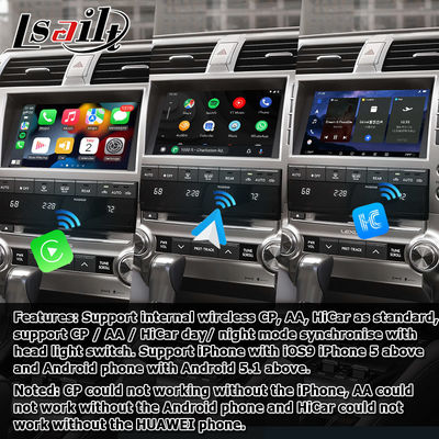 Lexus GX460 Android 13 Multimedia Carplay Android automatische Videooberfläche
