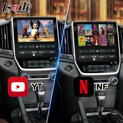 Lsailt Android Multimedia Video-Schnittstelle für Toyota Land Cruiser 200 LC200 VX VXR VX-R 2016-2021