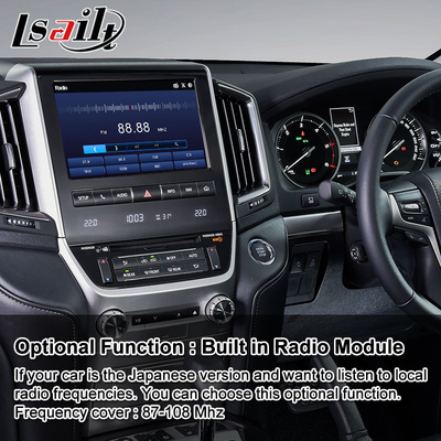 Lsailt Android Multimedia Video-Schnittstelle für 2016-2021 Toyota Land Cruiser LC 200 GXL VX VXR VX-R Sahara LC200