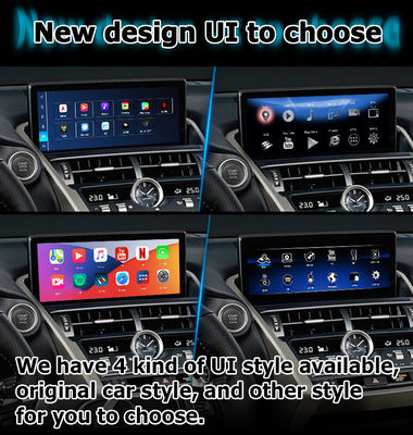Qualcomm Basis Android 13 8+128GB Lexus NX300 NX300h NX200t Android Carplay Video-Schnittstelle