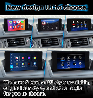 Lexus CT200h Android 13 Video-Interface CarPlay Android Auto Basis auf Qualcomm 8+128GB