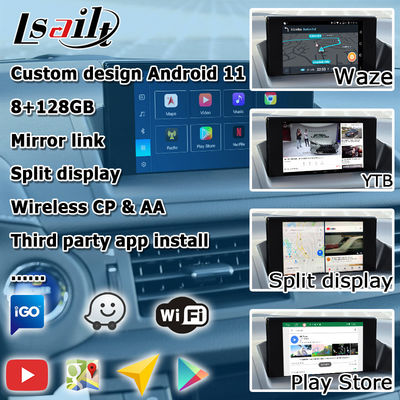 Lexus CT200h Android 13 Video-Interface CarPlay Android Auto Basis auf Qualcomm 8+128GB
