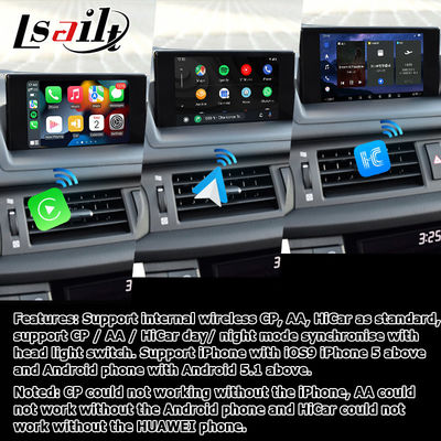 Lexus CT200h Android 13 Video-Interface CarPlay Android Auto Basis auf Qualcomm 8+128GB