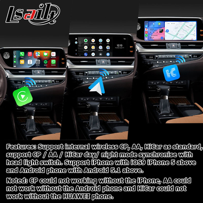 Lexus ES300h ES350 ES250 ES200 Android 13 Video-Interface CarPlay Android Auto