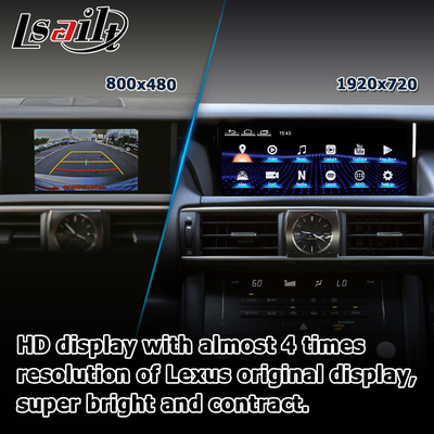 10.25 Zoll Android 8+128 Carplay Android Bildschirm-Auto-Upgrade HDMI Für Lexus IS200t IS350 IS300