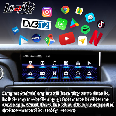 10.25 Zoll Android 8+128 Carplay Android Bildschirm-Auto-Upgrade HDMI Für Lexus IS200t IS350 IS300
