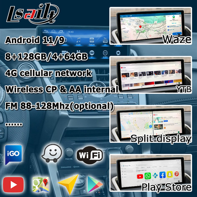 Lexus NX200t 10.25 Touchscreen-Upgrade Hexa Prozessor Android Auto Wireless Carplay